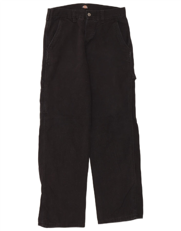 Dickies muške ravne kargo hlače W30 L32 crni pamuk