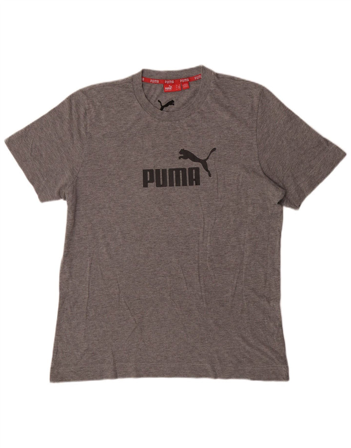 Puma muška majica s grafičkim motivima, srednje siva
