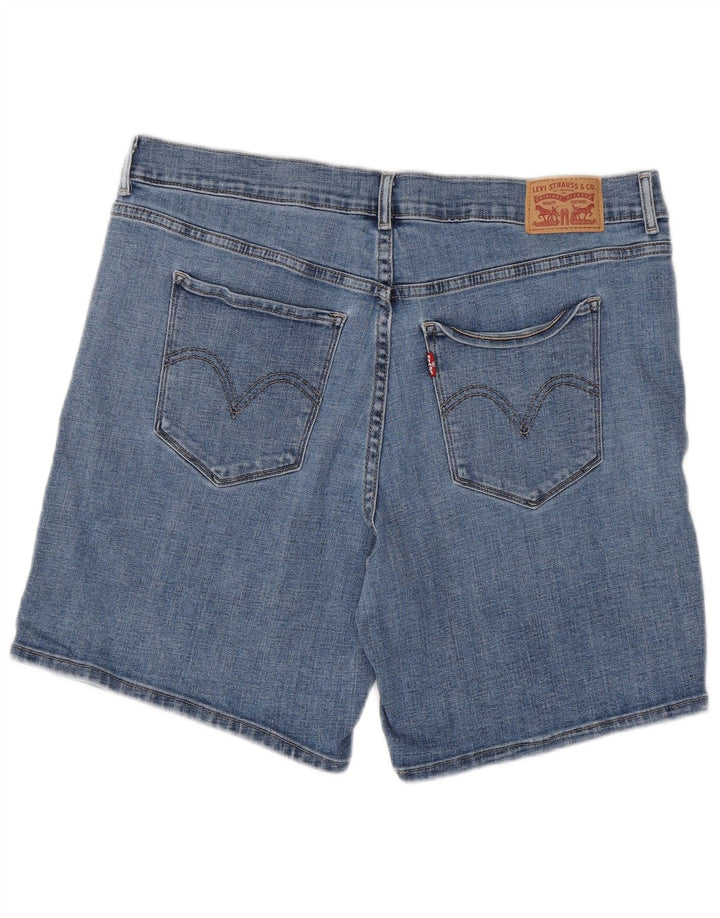 Levi's ženske klasične traper kratke hlače W32 veliki plavi pamuk