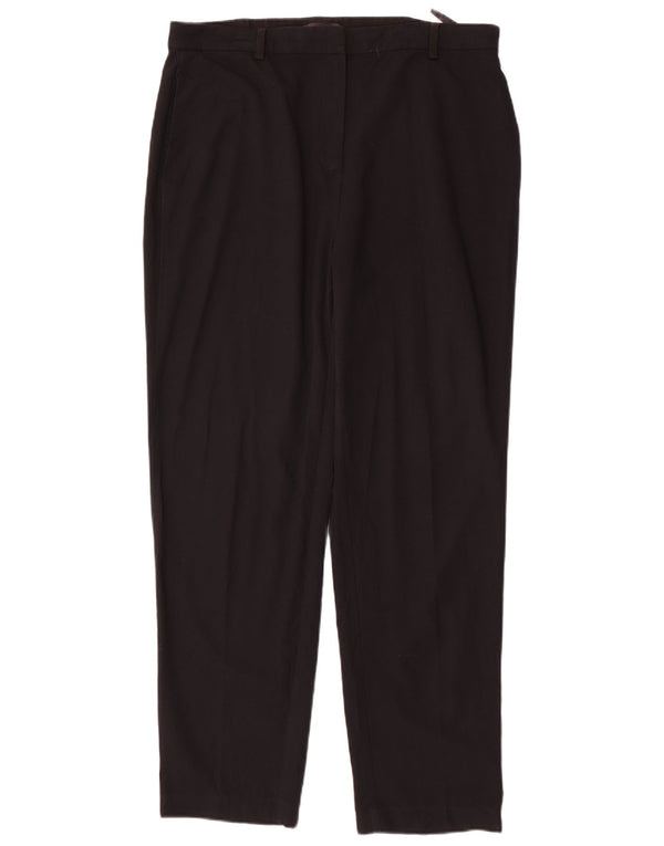 Marks & Spencer ženske sužene hlače odijela UK 16 Large W36 L30 Crne