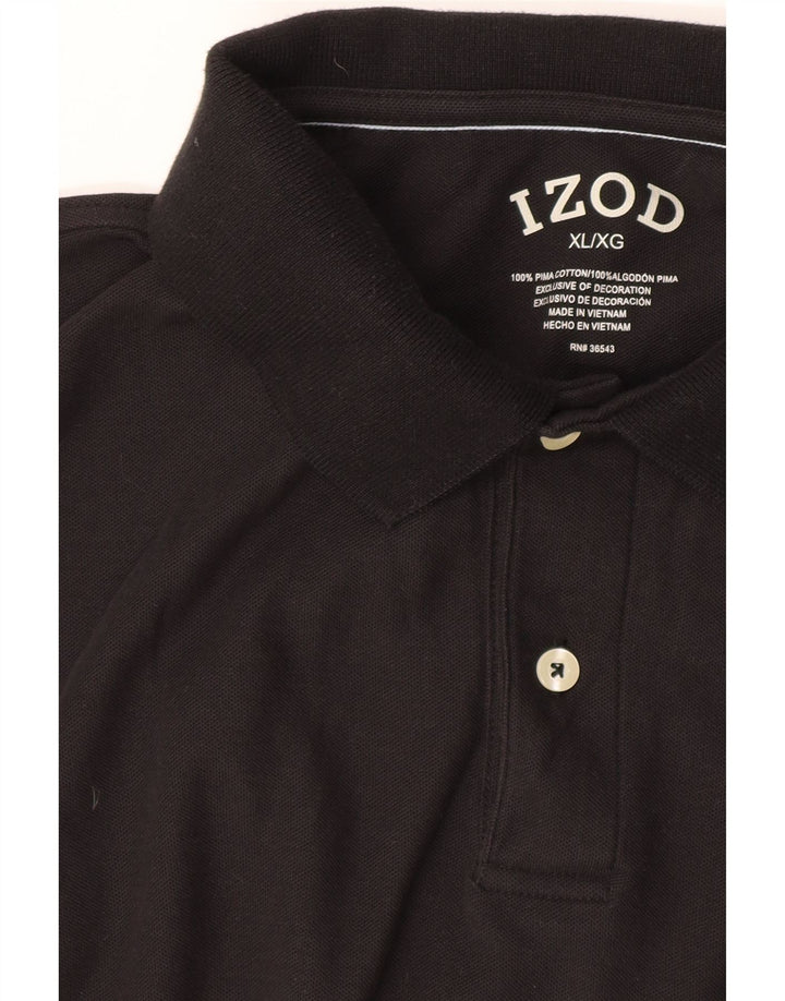 Izod muška polo majica XL crni pamuk
