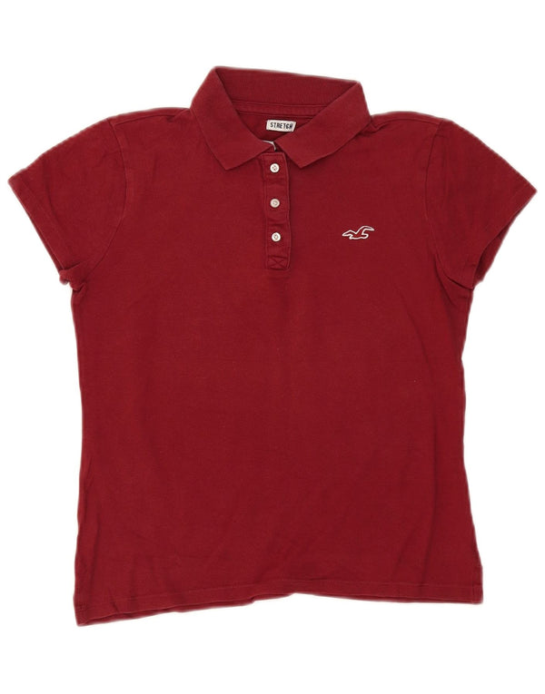 Hollister ženska polo majica UK 10 Small Burgundy