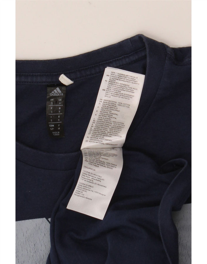 Adidas muška majica kratkih rukava s grafičkim motivima, mala tamnoplava pamuk