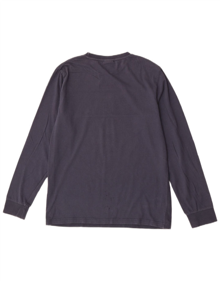 Ellesse muška majica s dugim rukavima Regular Fit, tamnoplavi pamuk