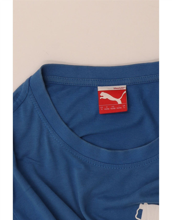 Puma plava muška majica s grafičkim motivima
