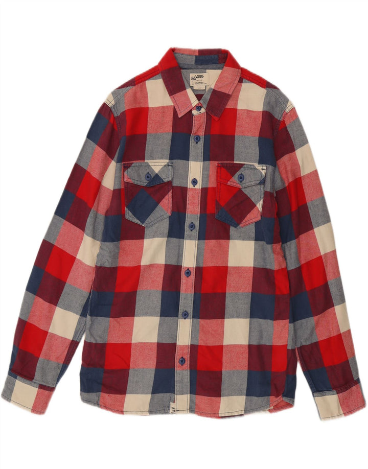 Vans muška flanelska košulja srednje crvene kare