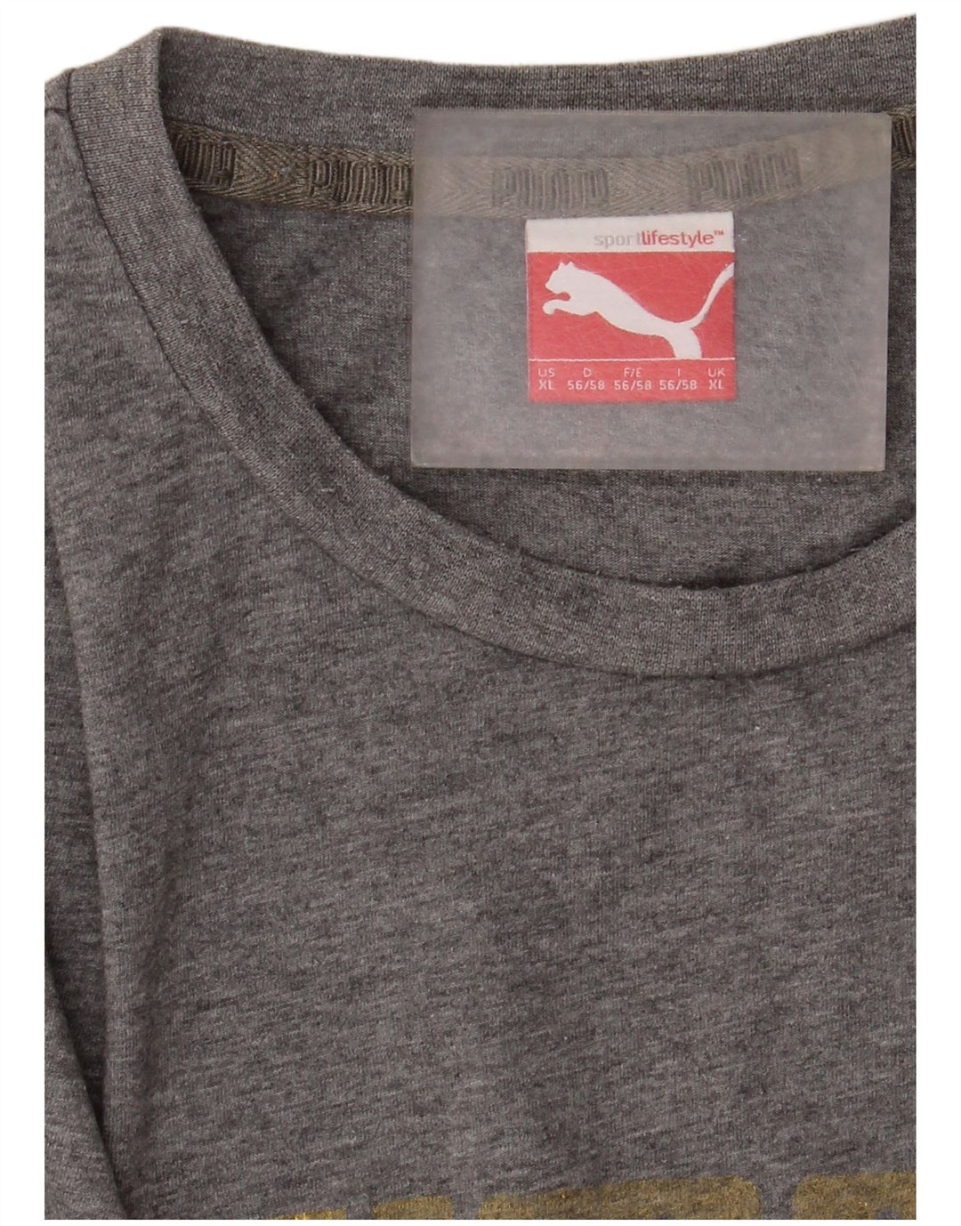 Puma muška majica s grafičkim motivima XL siva