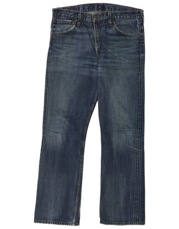 Levi's muške 507 Bootcut traperice W34 L34 plavi pamuk