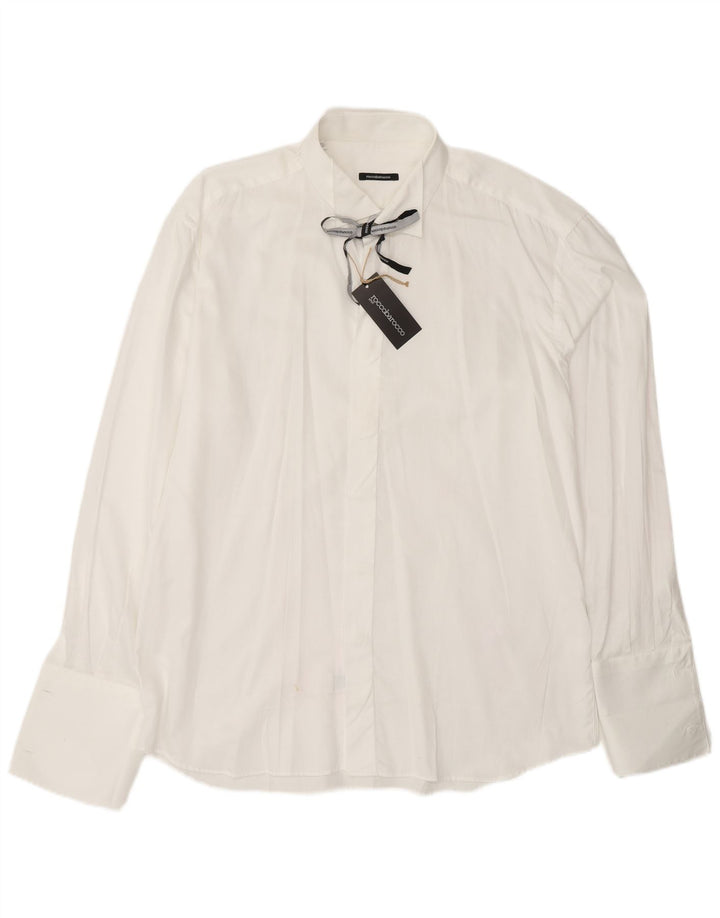 ROCCOBAROCCO muška svečana košulja veličina 17 1/2 44 XL bijela