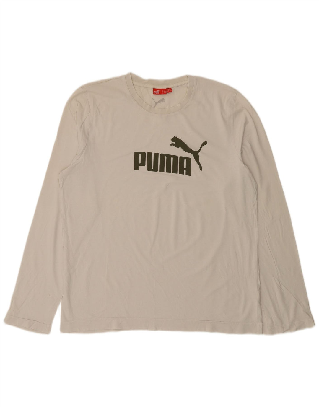 Muška majica Puma Graphic s dugim rukavima XL bijela