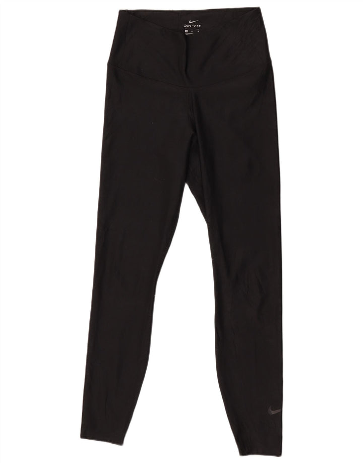 Nike ženske tajice UK 12 srednje crne poliesterske