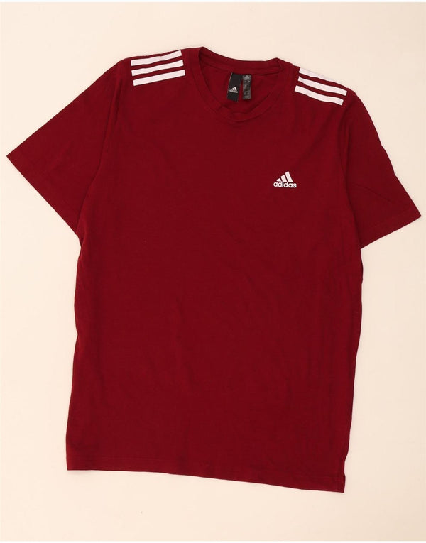 Adidas muška majica kratkih rukava velika bordo pamuk