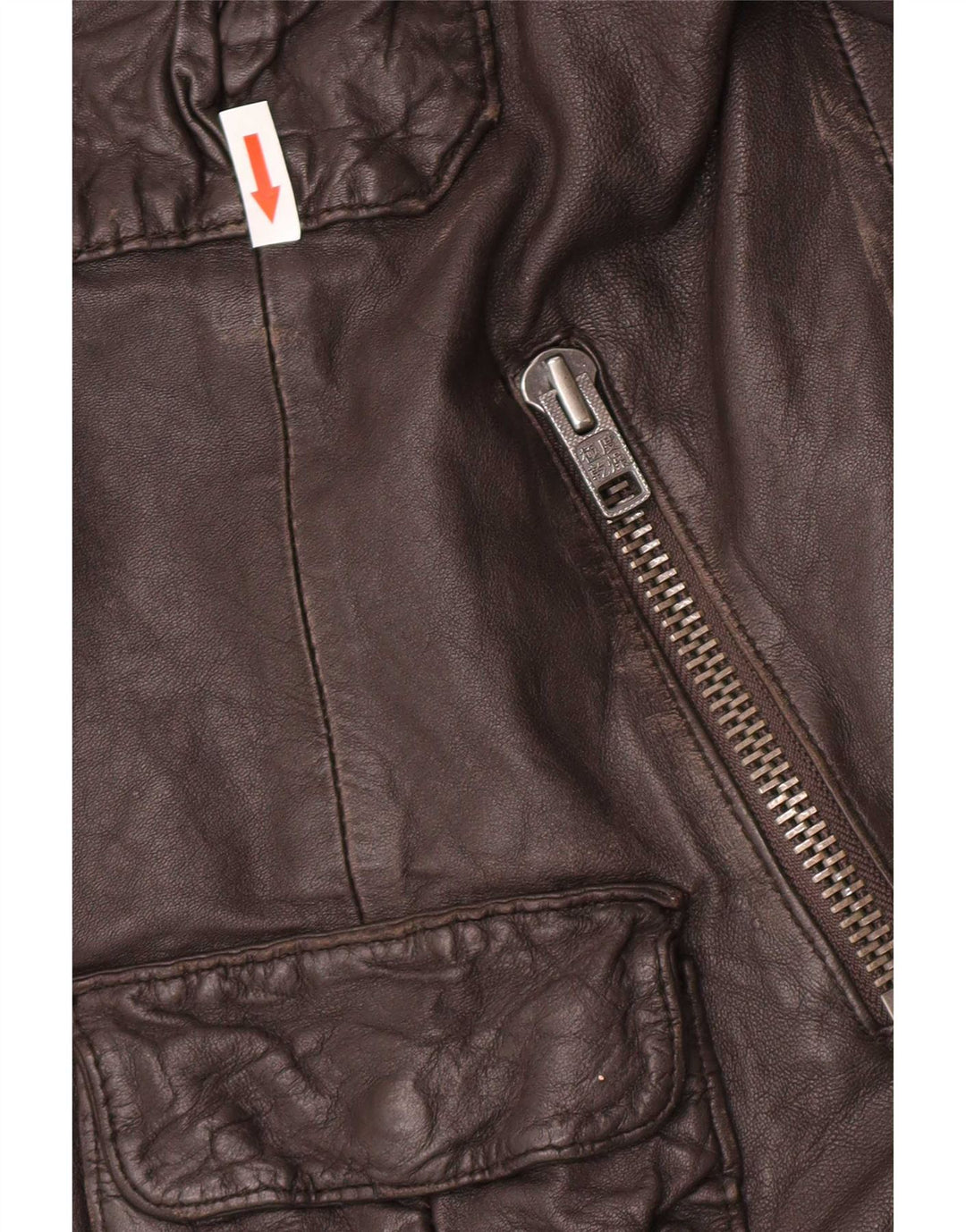 Superdry muška vojna kožna jakna UK 42 XL smeđa