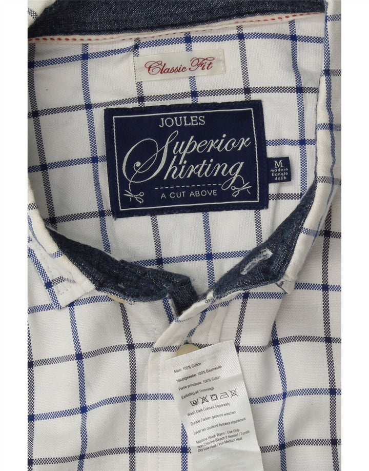 JOULES Muška košulja klasičnog kroja Srednje bijeli karirani pamuk