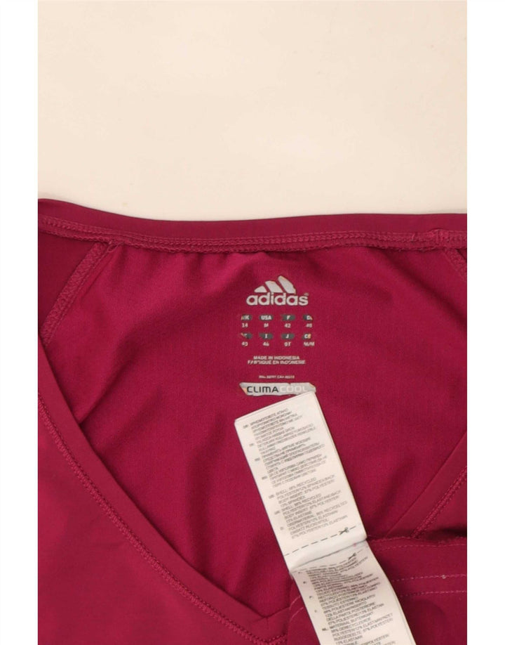 Adidas ženska majica kratkih rukava Climacool UK 14 Srednje ružičasti poliester