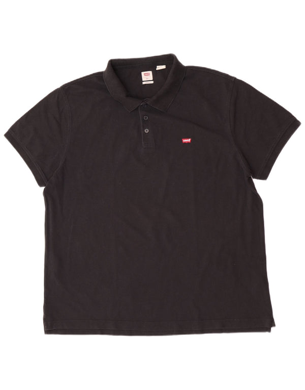 Levi's standardna muška polo majica 2XL crni pamuk