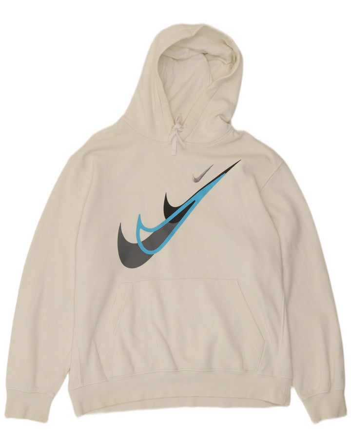 Nike muška majica s kapuljačom, veliki bijeli pamuk