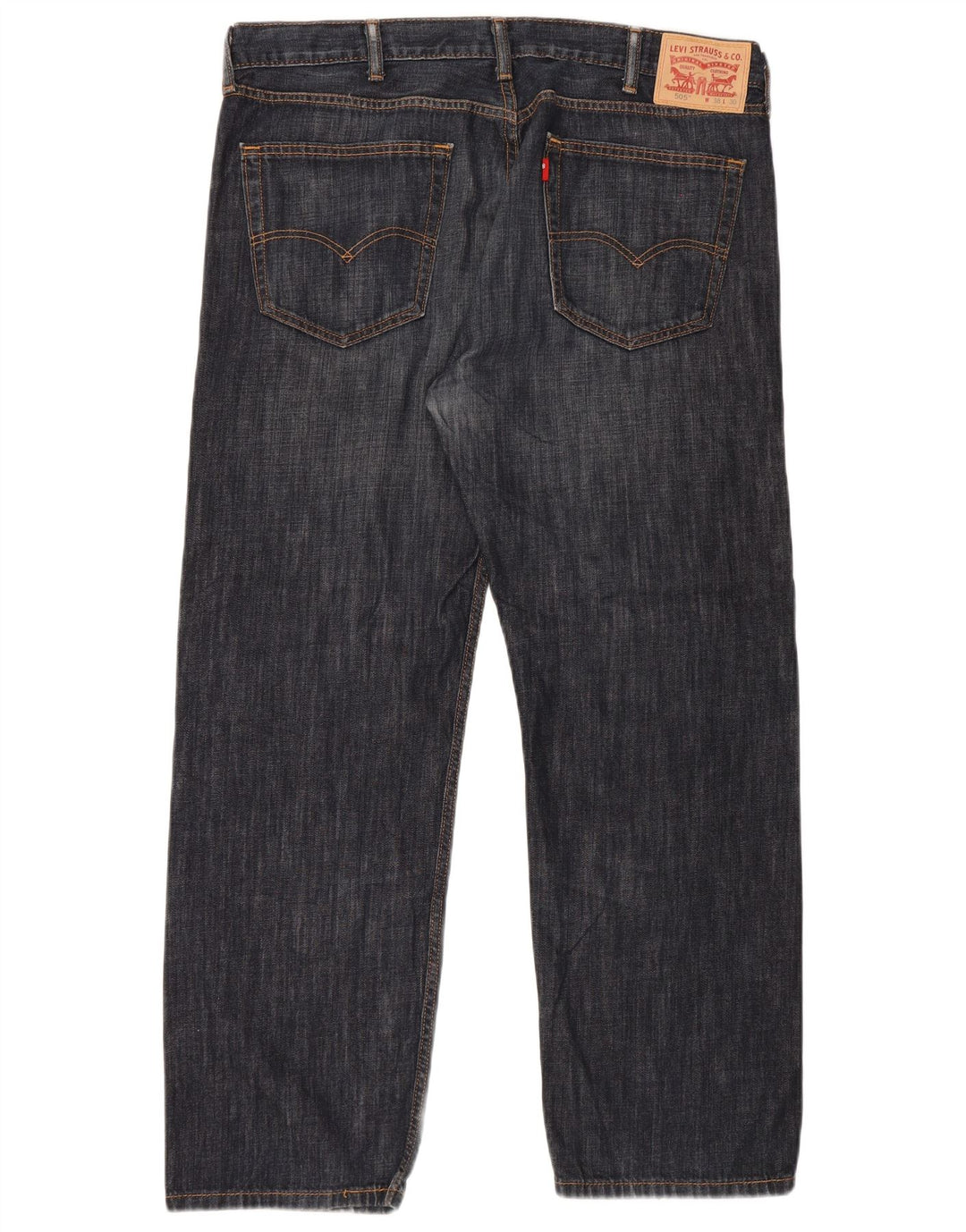 Levi's muške 505 ravne traperice W38 L30 tamnoplave