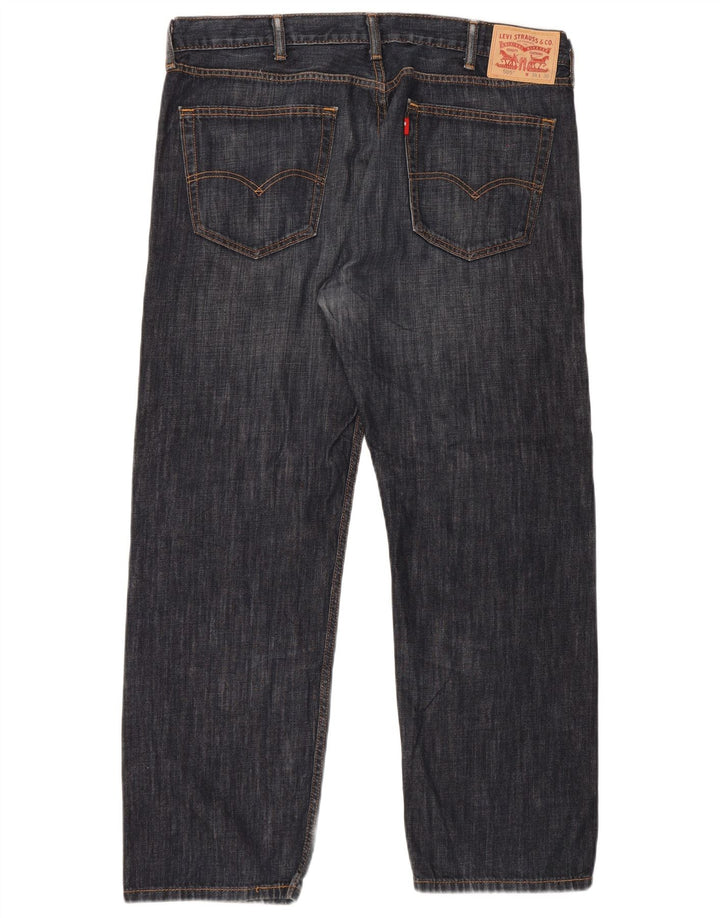 Levi's muške 505 ravne traperice W38 L30 tamnoplave