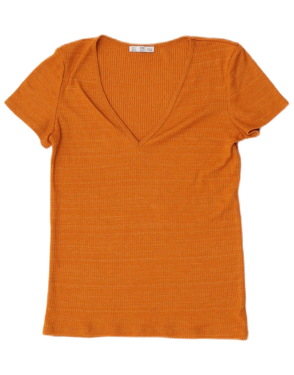 Zara ženska majica kratkih rukava UK 10 Small Orange