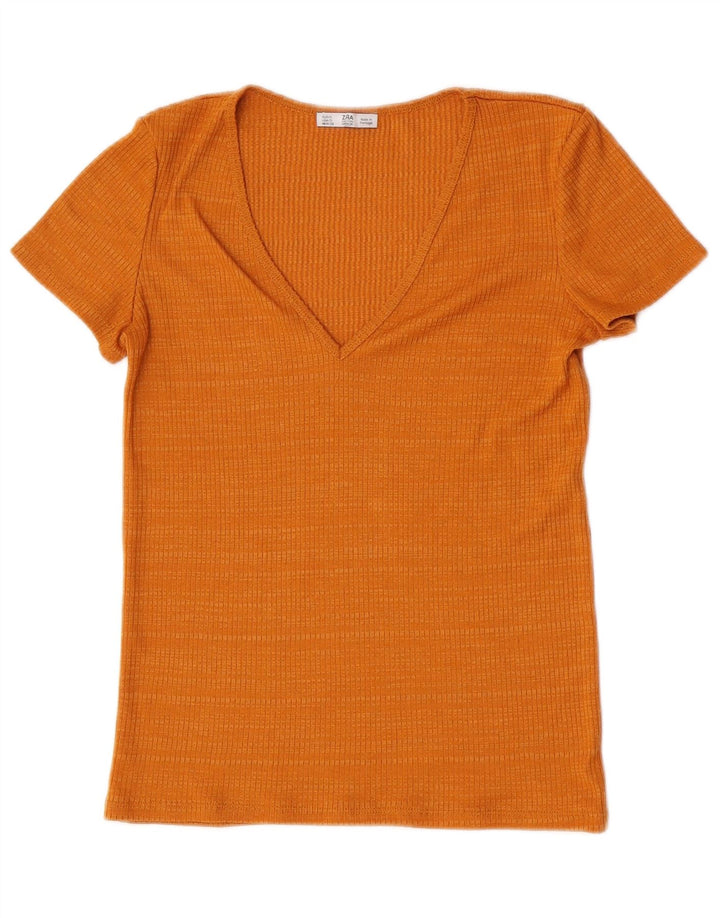Zara ženska majica kratkih rukava UK 10 Small Orange