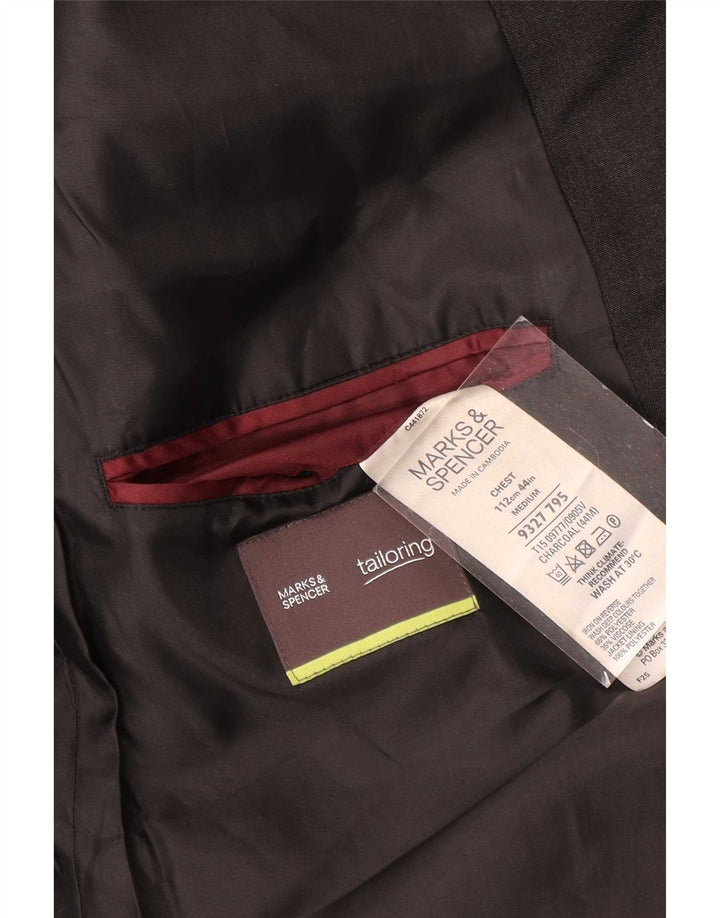 Marks & Spencer muška jakna sa 2 gumba UK 44 XL sivi poliester