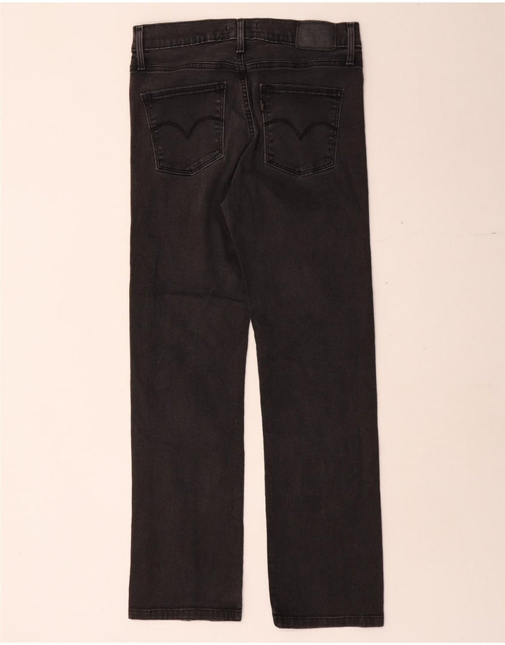 Levi's ženske ravne traperice W29 L27, crni pamuk