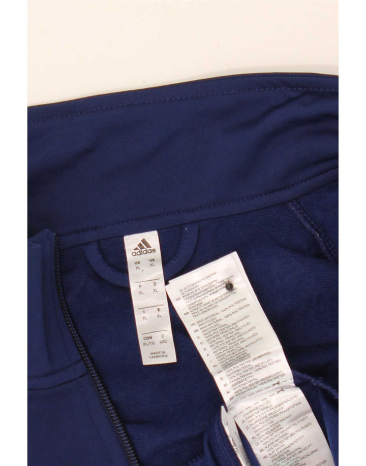 Adidas muška trenirka gornja jakna XL tamnoplavi poliester