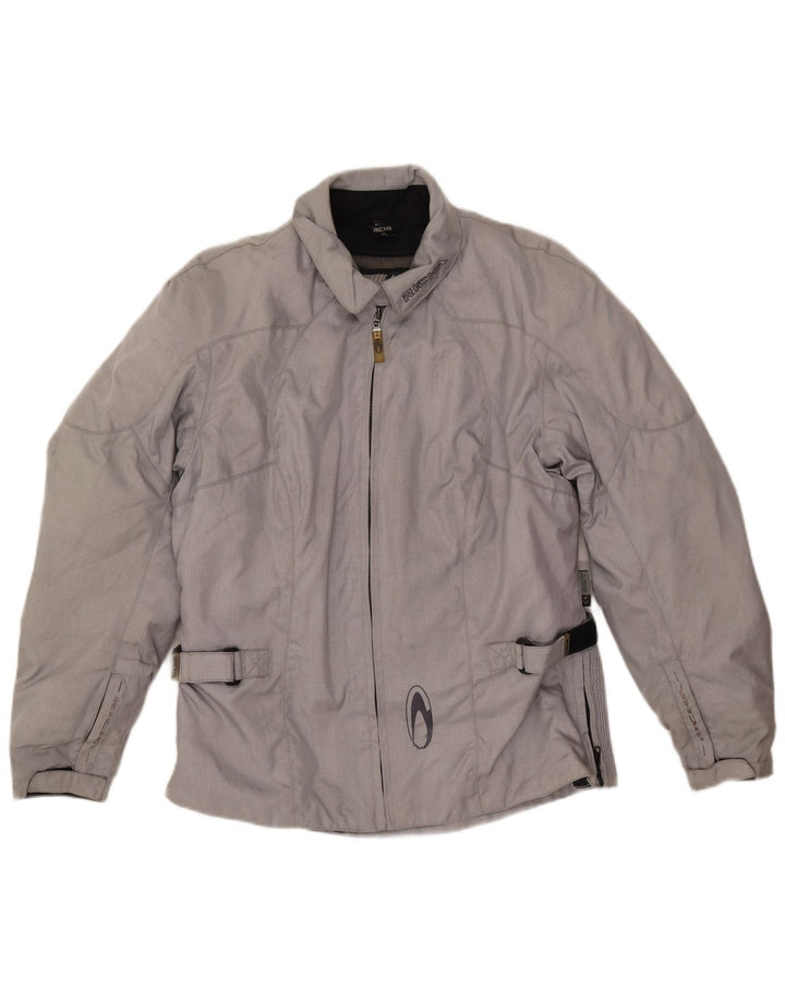 Richa muška grafička trkačka jakna UK 40 veliki sivi poliamid