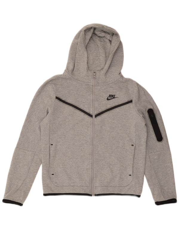 Veliki sivi sportski pulover Nike Boys Regular Fit Zip Hoodie 12-13 Years