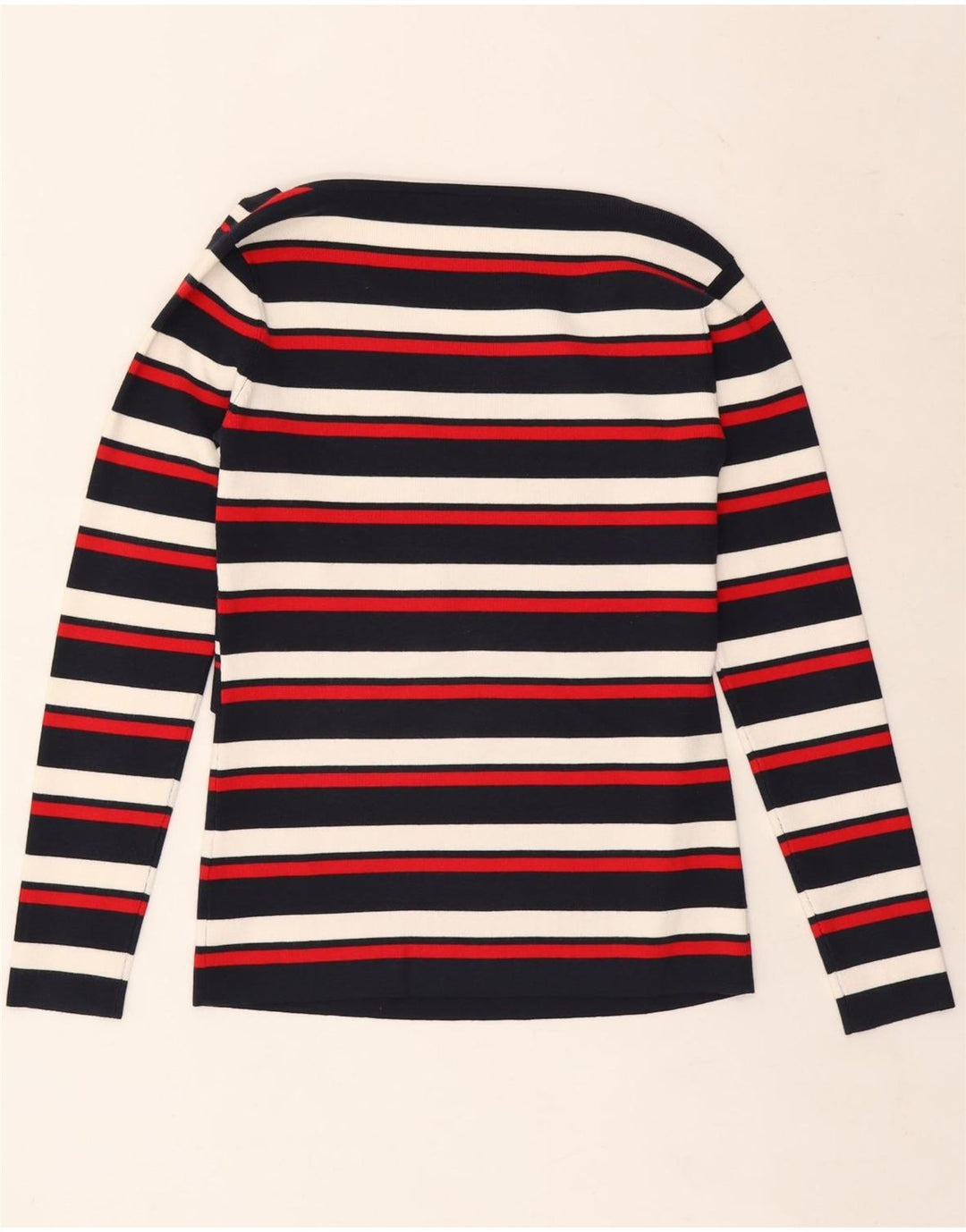 KAREN MILLEN Ženska majica dugih rukava UK 14 na velike raznobojne pruge