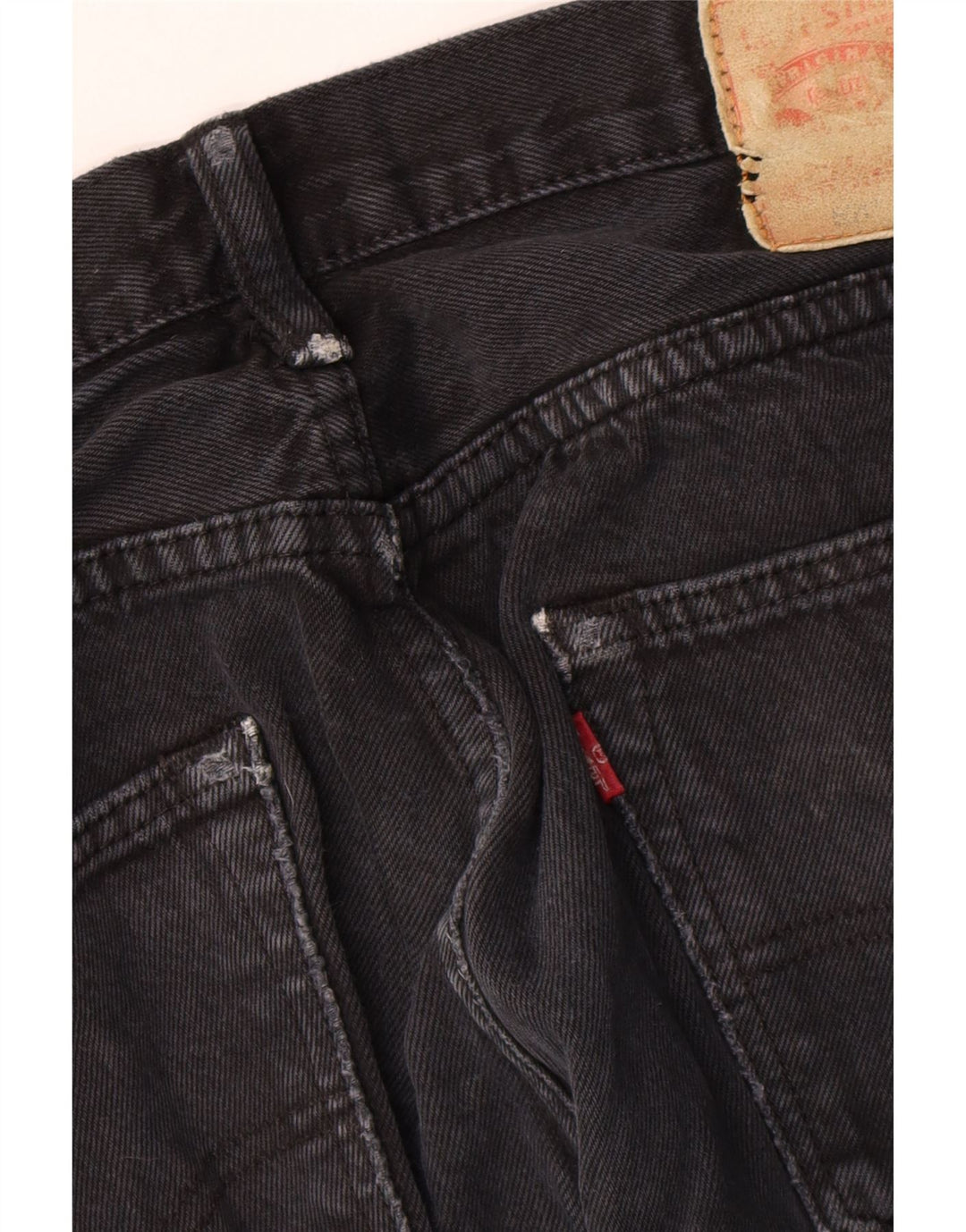 LEVI'S muške ravne traperice W34 L32 crni pamuk