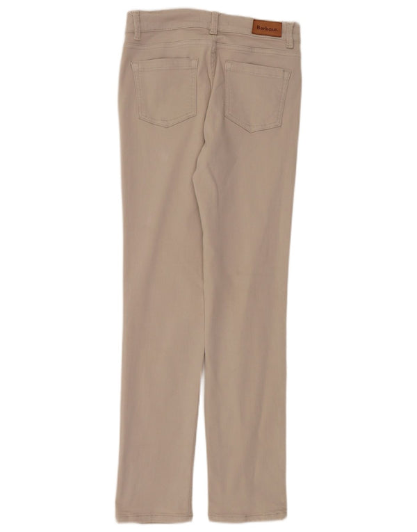 Barbour ženske uske traperice UK 10 male W28 L30 bež pamuk