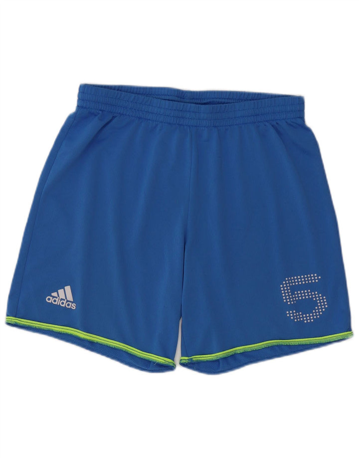 Adidas muške kratke sportske hlače s grafičkim motivima, veliki plavi poliester