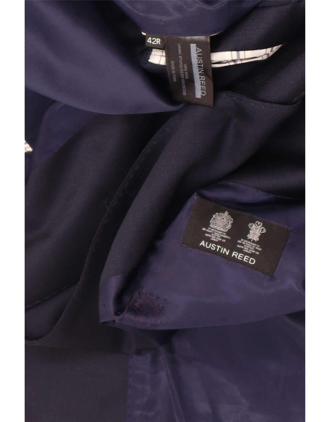 Austin Reed muška jakna s 2 gumba UK 42 XL tamnoplava vuna