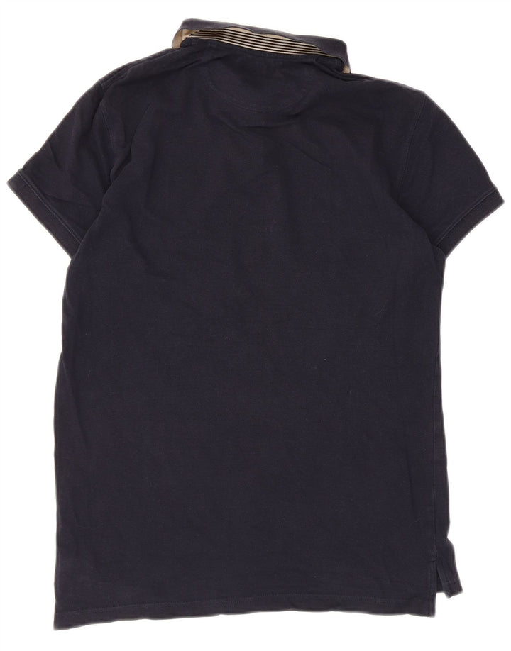Massimo Dutti muška uska polo majica mala tamnoplava