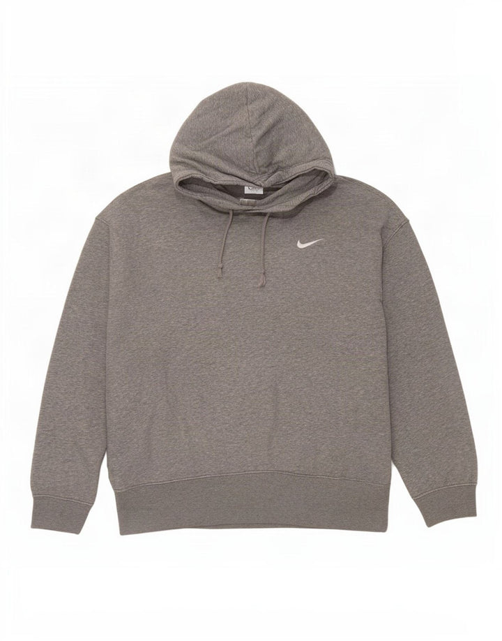 Nike muška majica s kapuljačom, srednje sivi flekasti pamuk