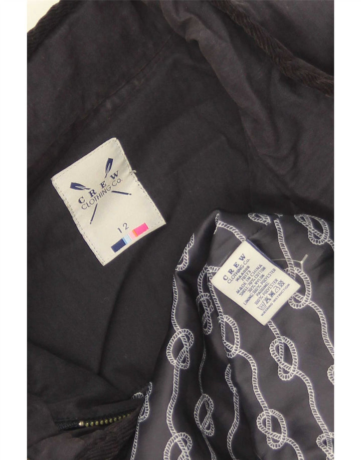 Crew Clothing Ženska prošivena jakna UK 12 Srednje tamnoplavi pamuk