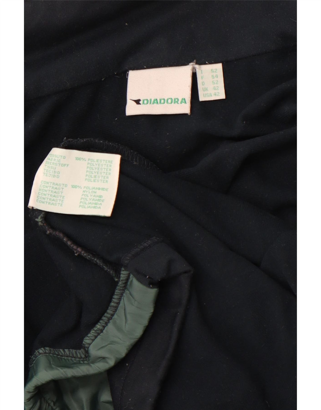 DIADORA Muška gornja jakna trenirke UK 42 Veliki višebojni blok u boji