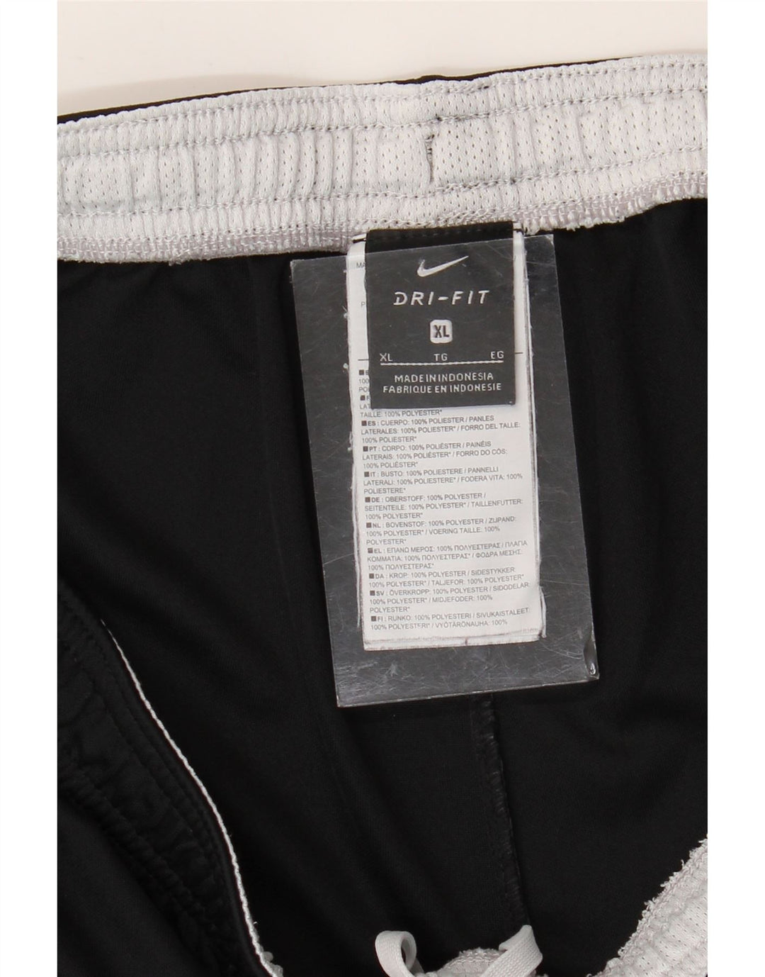 NIKE muške Dri Fit sportske kratke hlače XL crne boje od poliestera