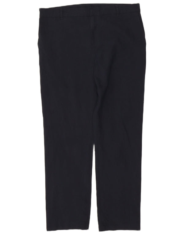 Marks & Spencer muške ravne chino hlače W34 L29 tamnoplave