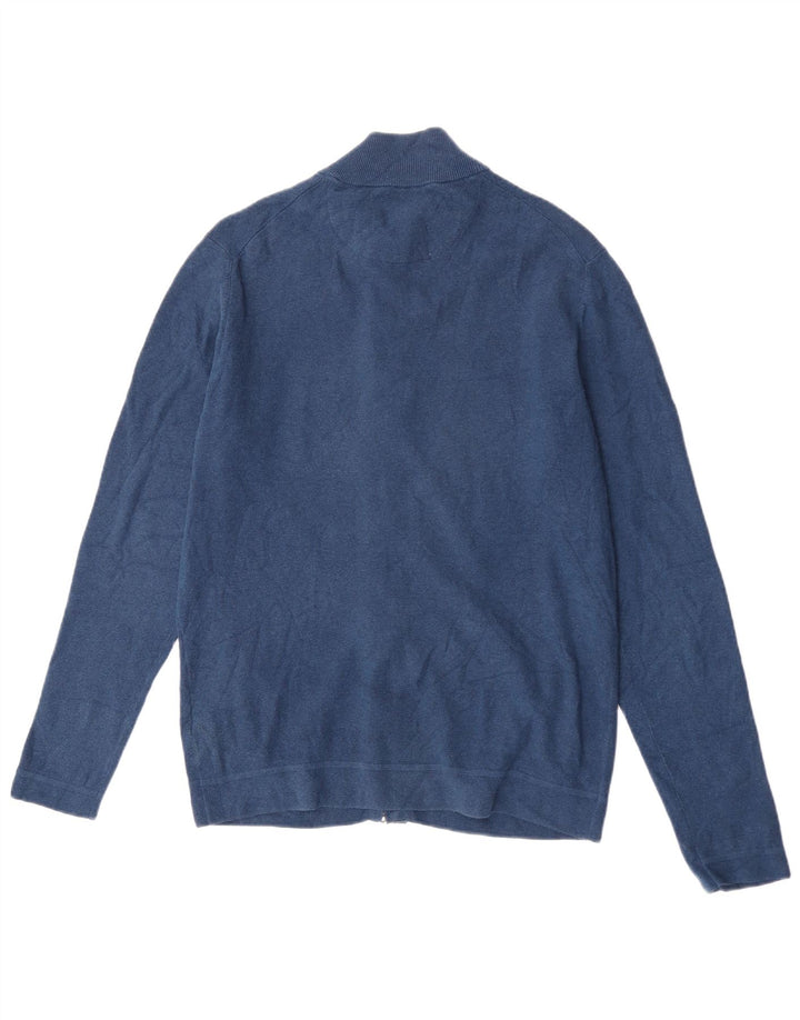 Massimo Dutti muški kardigan pulover XL tamnoplavi pamuk