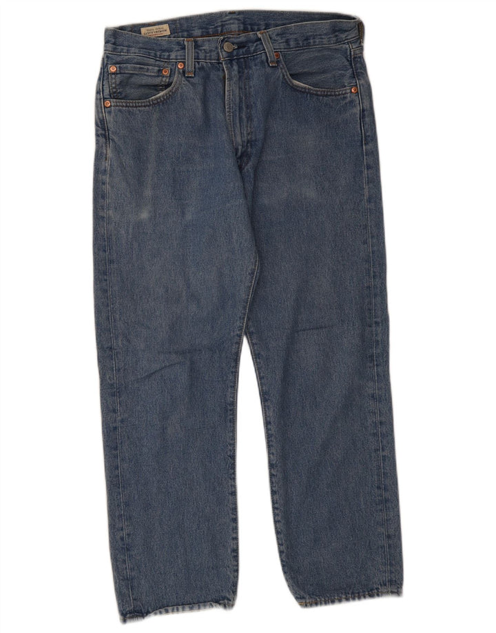 Levi's muške 551 ravne traperice W31 L26 plavi pamuk