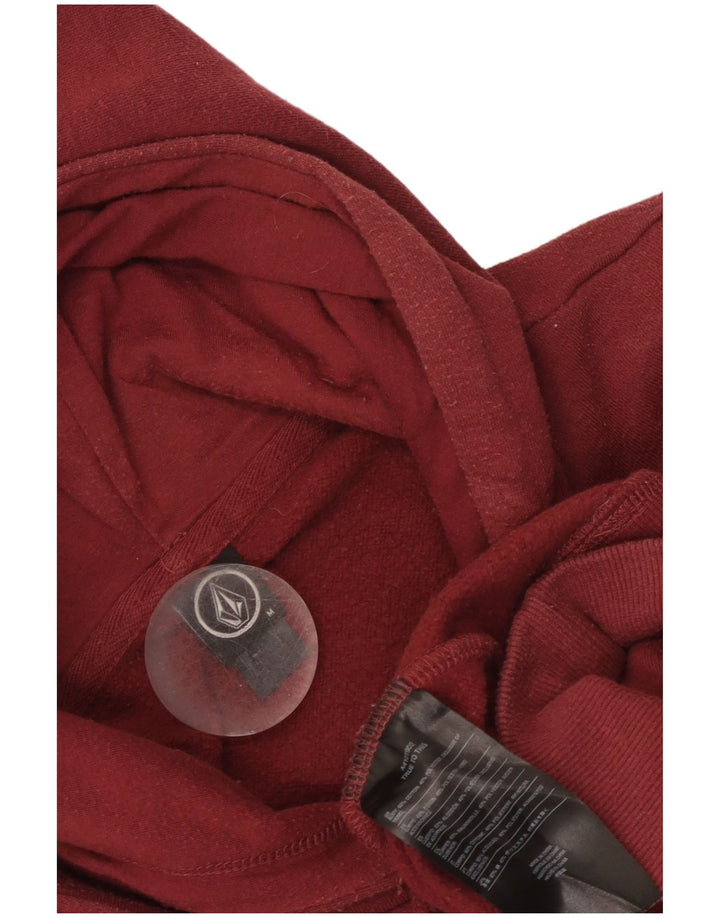 Volcom muška majica s kapuljačom srednje kestenjaste boje, pamuk