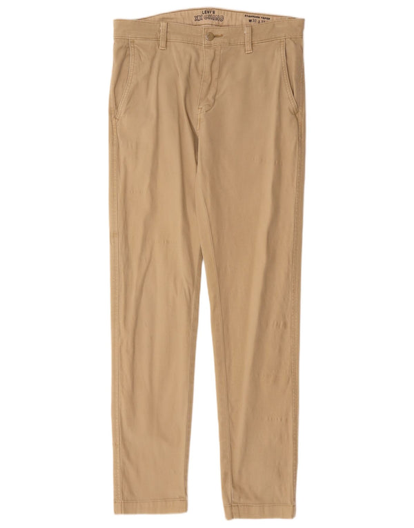 Levi's standardne muške sužene chino hlače W30 L32 bež pamuk