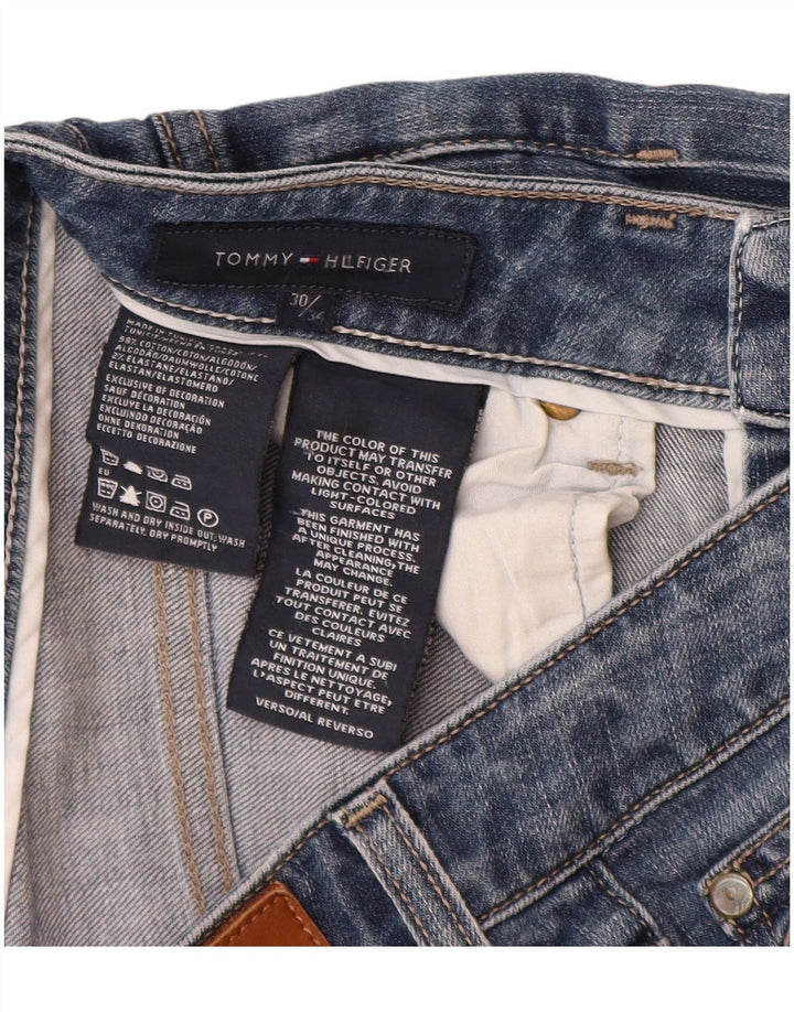 Tommy Hilfiger Ženske traper kratke hlače W30 Srednje plavi pamuk
