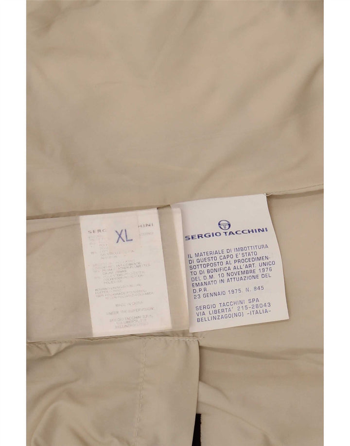 Sergio Tacchini muška podstavljena jakna UK 42 XL bež poliester