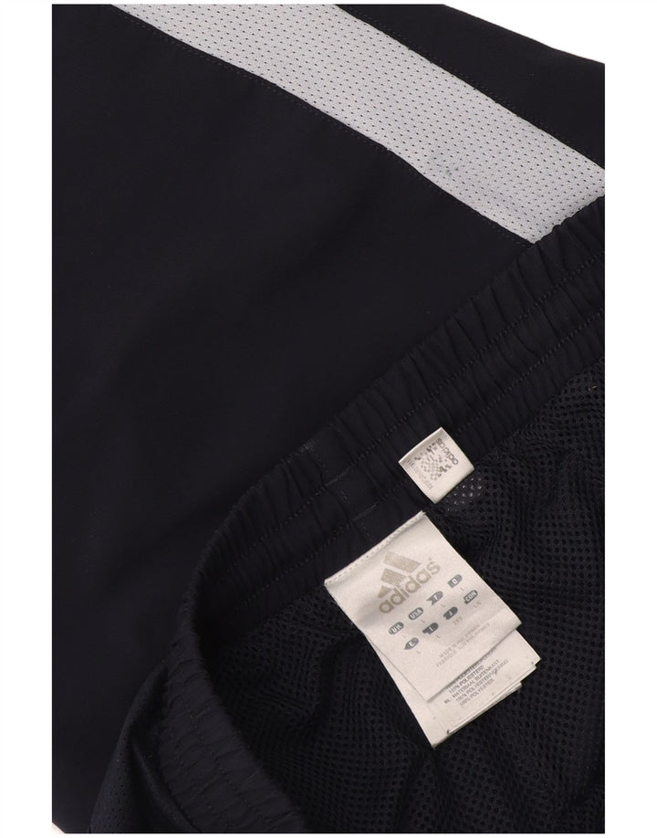 Adidas muške sportske kratke hlače Bermuda Large tamnoplavi poliester u boji
