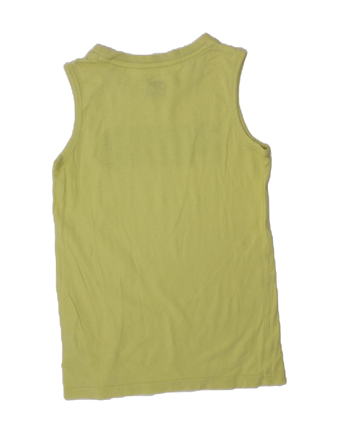 PUMA Boys Graphic Vest Top 9-10 Years Green Cotton Vintage Puma and Second-Hand Puma from Messina Hembry 