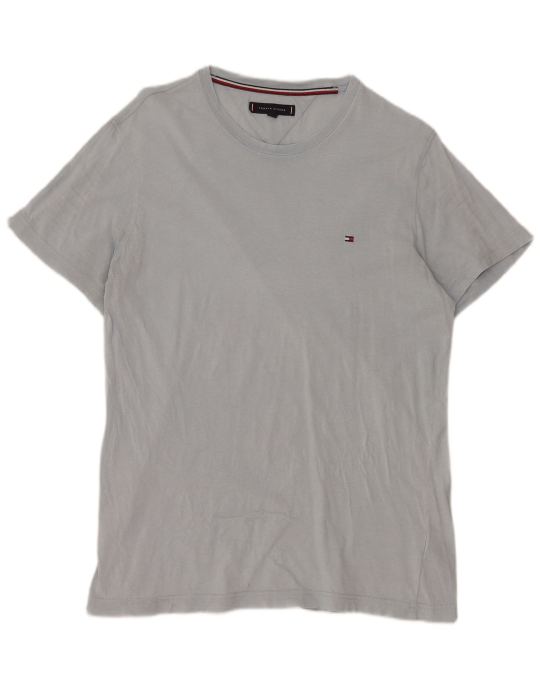 Velika plava pamučna muška majica kratkih rukava Tommy Hilfiger